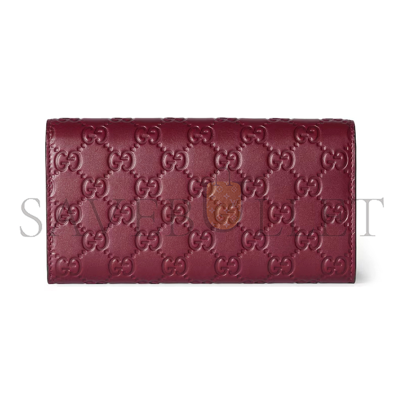 GUCCI GG EMBLEM CONTINENTAL WALLET 847210 (19*10*3.5cm) GUCCI GG EMBLEM CONTINENTAL WALLET 847210 (19*10*3.5cm)